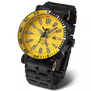 575C719-B Vostok Europe Energia Rocket GMT automata férfi analóg karóra