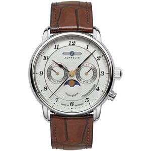 8536-1 Zeppelin Friedrichshafen Moonphase férfi analóg karóra