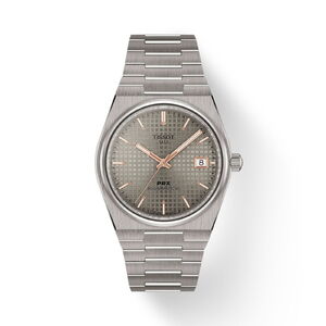 T137.807.44.061.00 Tissot PRX Titanium Powermatic 80 automata f&eacute;rfi anal&oacute;g kar&oacute;ra