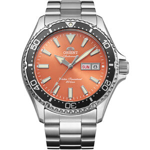 RA-AA0826Y39B Orient Mako III Kamasu automata f&eacute;rfi anal&oacute;g kar&oacute;ra