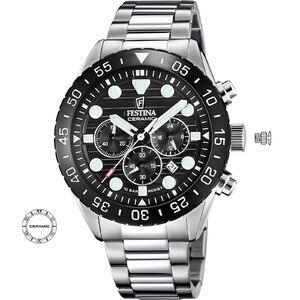 Festina Ceramic F20808/3 f&eacute;rfi kronogr&aacute;f kar&oacute;ra