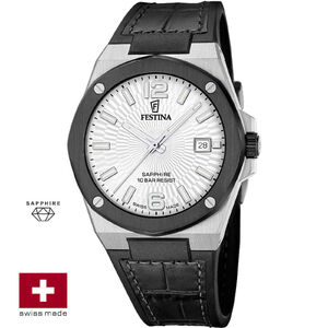 F22001/1 Festina Swiss Made f&eacute;rfi anal&oacute;g kar&oacute;ra