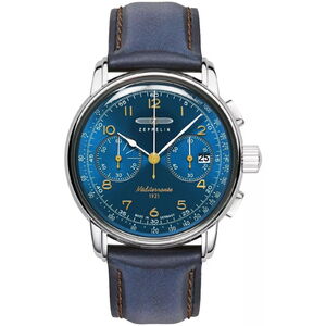 9670-3 Zeppelin Mediterran&eacute;e Chronograph f&eacute;rfi anal&oacute;g kar&oacute;ra